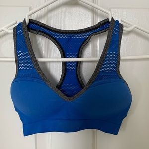 PINK royal blue sports bra